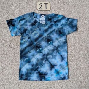 New Tiedye Unisex Toddler Short Sleeve Shirt